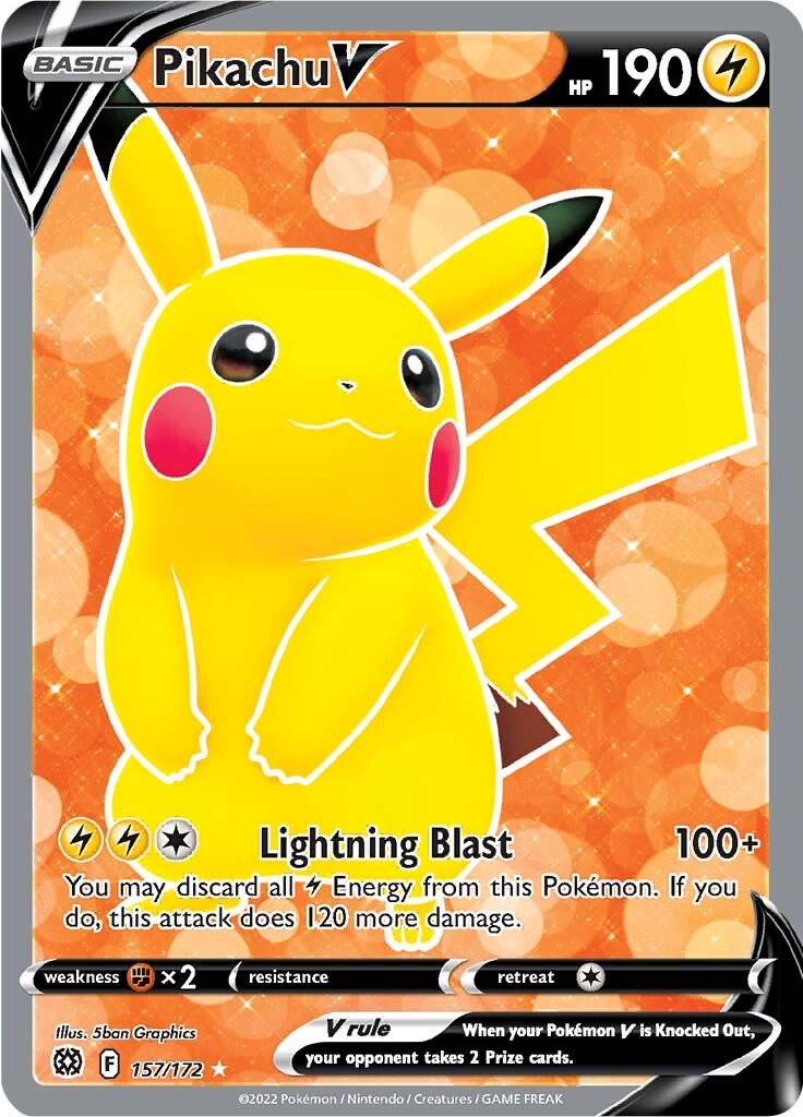 Pikachu V (Full Art) - 157/172