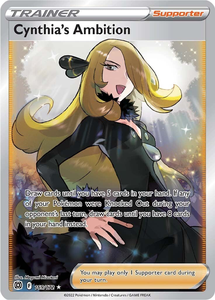 Cynthia's Ambition (Full Art) - 169/172 - (SWSH09: Brilliant Stars)