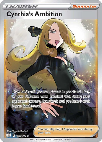 Cynthia's Ambition (Full Art) - 169/172 - (SWSH09: Brilliant Stars)