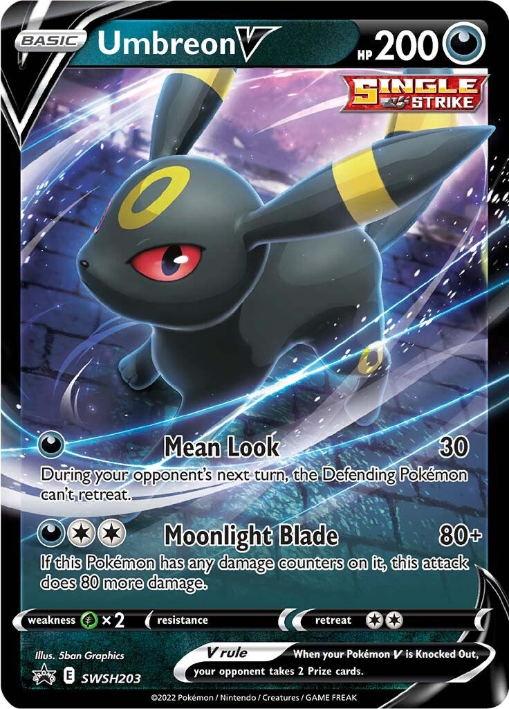 Umbreon V - SWSH203 - SWSH203 - (SWSH: Sword & Shield Promo Cards)