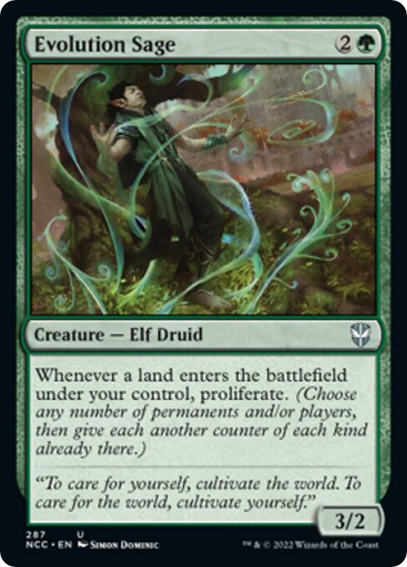 Evolution Sage - 287 - (Commander: Streets of New Capenna)