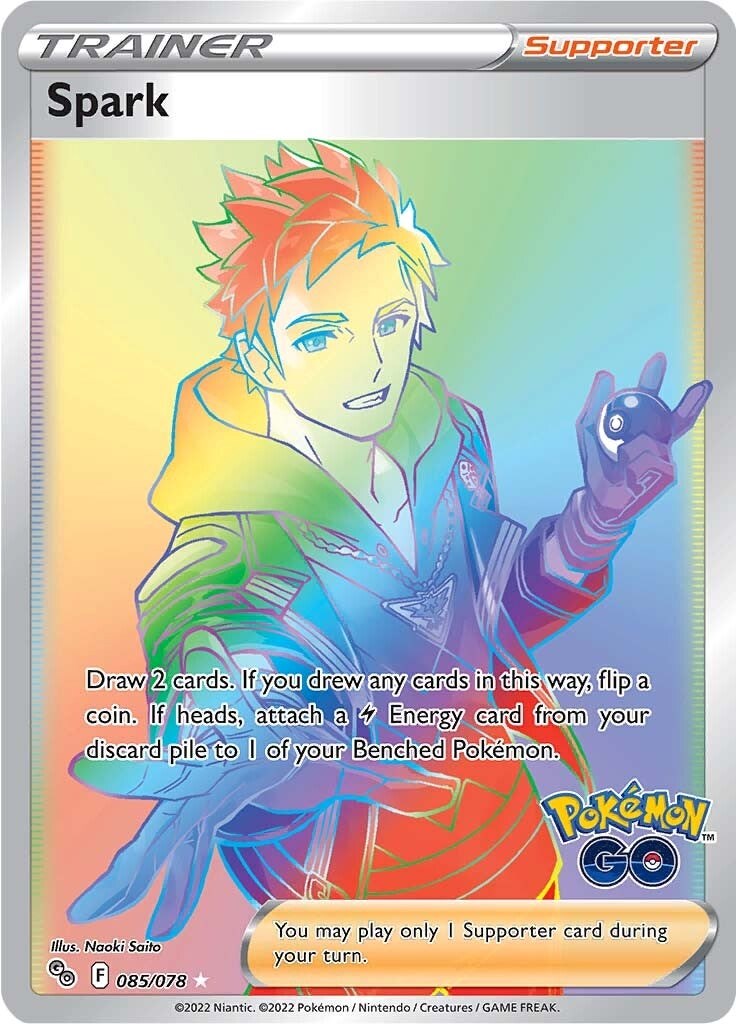 Spark (Secret) - 085/078 - (Pokemon GO)