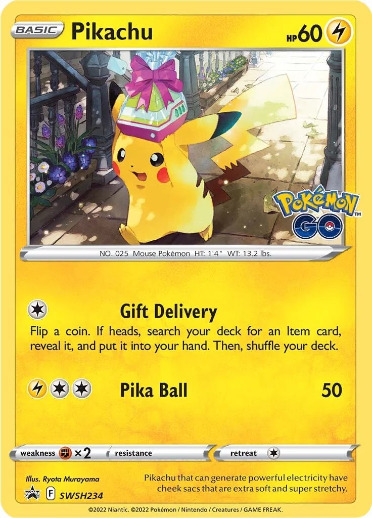 Pikachu - SWSH234 - (SWSH: Sword & Shield Promo Cards)
