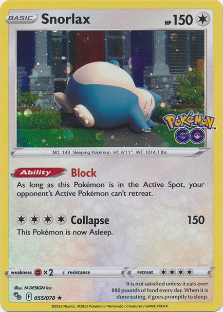 Snorlax - 55/078 (Cosmos Holo) - 055/078 - (Miscellaneous Cards & Products)