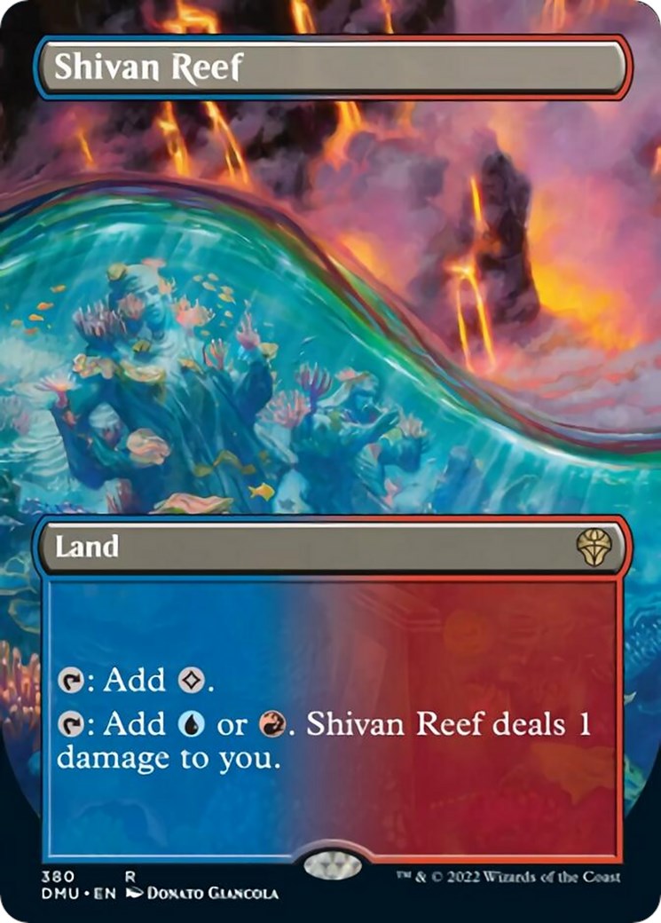 Shivan Reef (Borderless) - 380 - (Dominaria United)