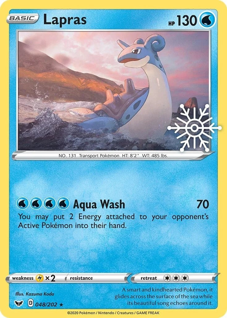 Lapras - 048/202 (Holiday Calendar) - 048/202 - (Miscellaneous Cards & Products)