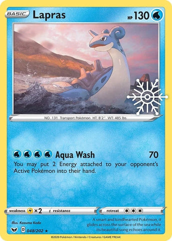 Lapras - 048/202 (Holiday Calendar) - 048/202 - (Miscellaneous Cards & Products)