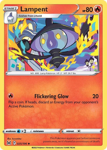 Lampent - 025/196 - (SWSH11: Lost Origin)