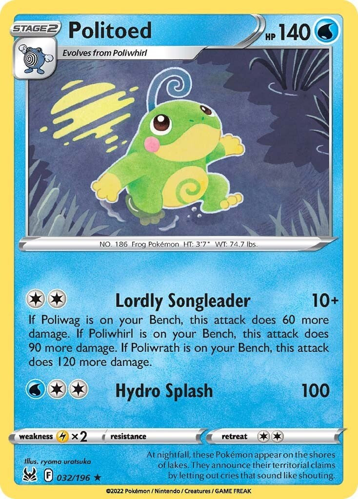 Politoed - 032/196 - (SWSH11: Lost Origin)