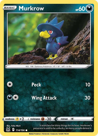 Murkrow - 114/196 - (SWSH11: Lost Origin)