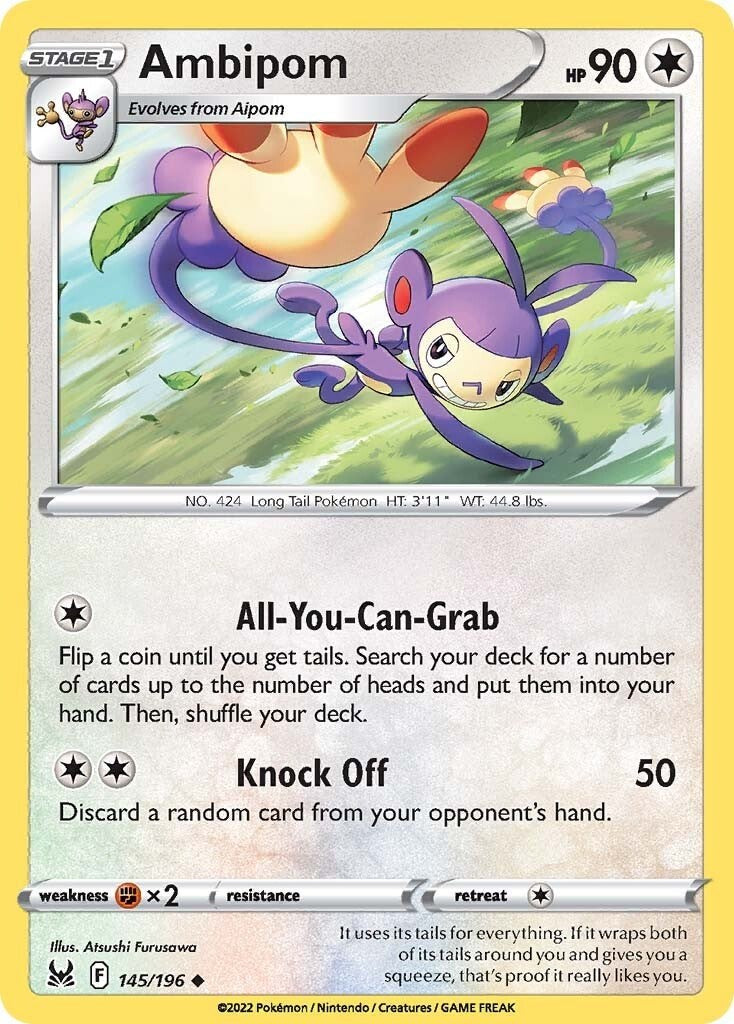 Ambipom - 145/196 - (SWSH11: Lost Origin)
