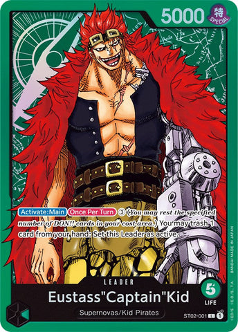 Eustass"Captain"Kid (001) - ST02-001 - (Starter Deck 2: Worst Generation)