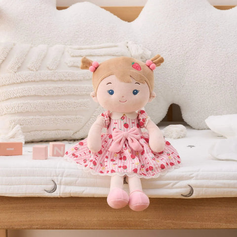 Personalized Strawberry Girl - Pink