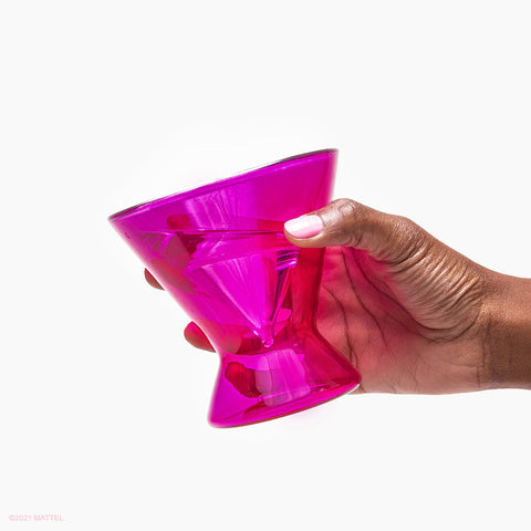 Barbie™ X Dragon Glassware® Stemless Martini Glasses