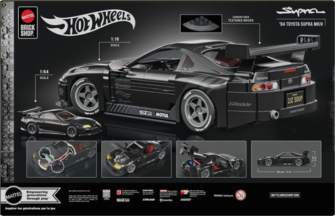 Mattel Brick Shop Hot Wheels ’94 Toyota Supra MKIV Building Set