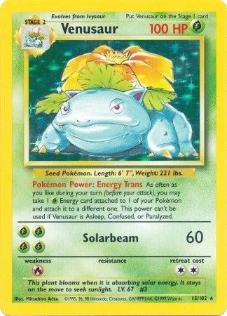 Venusaur - 015/102 - (Base Set)