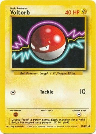 Voltorb - 067/102 - (Base Set)