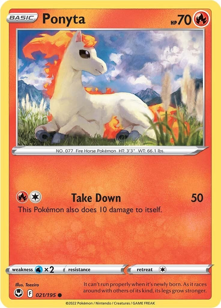Ponyta - 021/195 - (SWSH12: Silver Tempest)