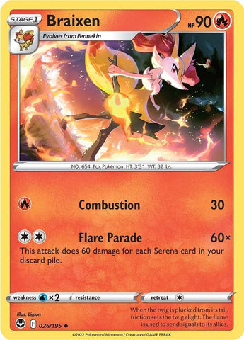 Braixen - 026/195