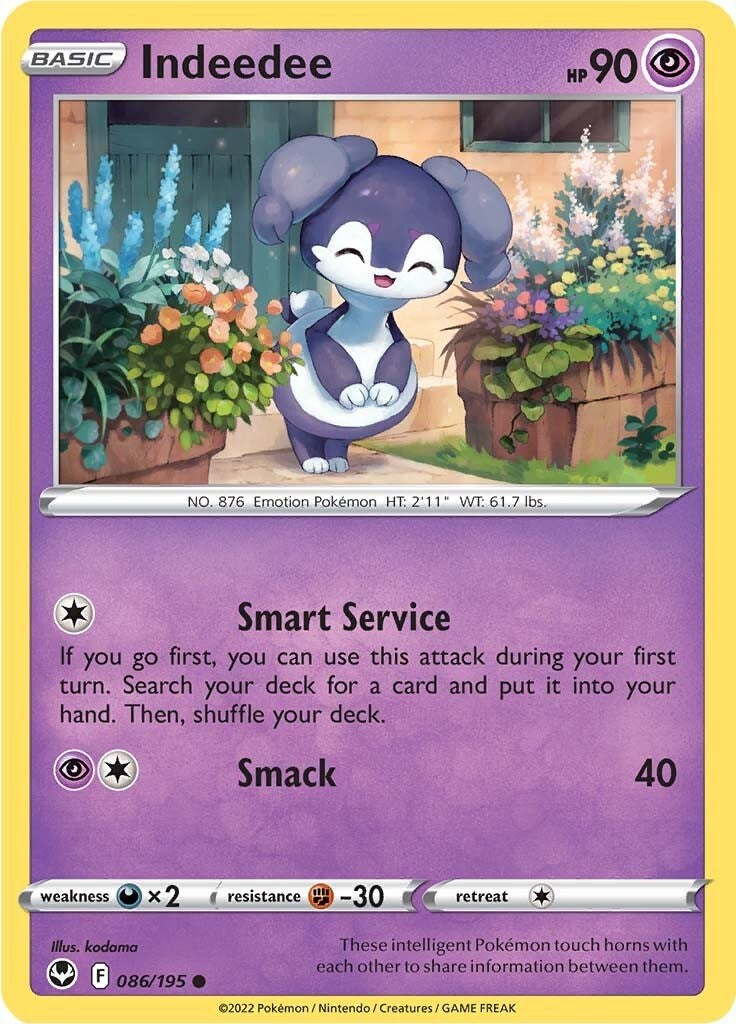 Indeedee - 086/195 - (SWSH12: Silver Tempest)
