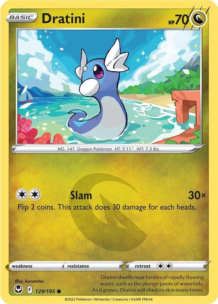 Dratini - 129/195 - (SWSH12: Silver Tempest)