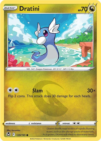 Dratini - 129/195 - (SWSH12: Silver Tempest)