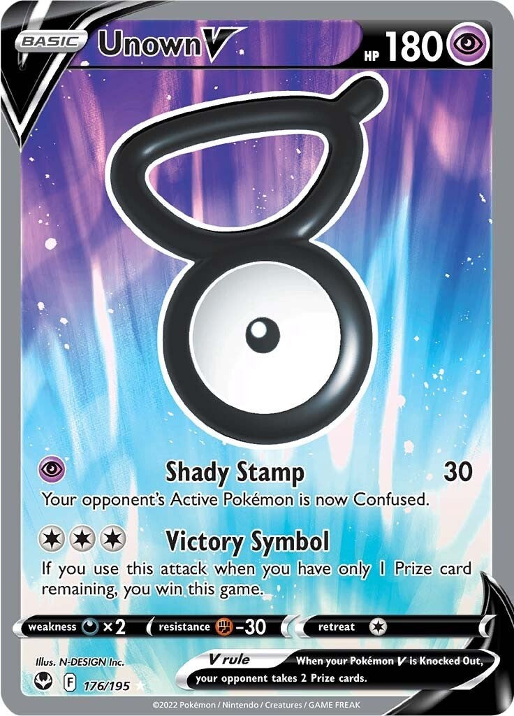 Unown V (Full Art) - 176/195