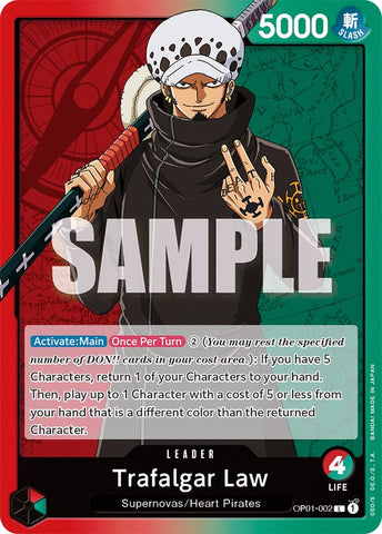 Trafalgar Law (002) - OP01-002