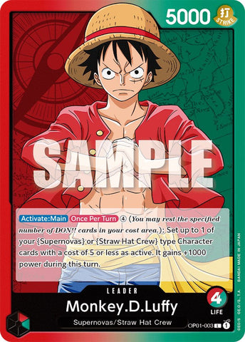 Monkey.D.Luffy (003) - OP01-003