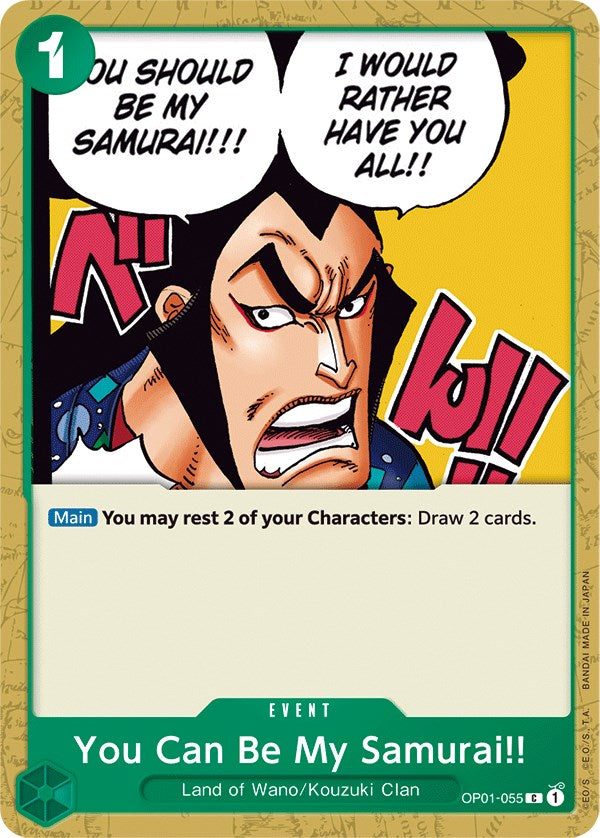You Can Be My Samurai!! - OP01-055