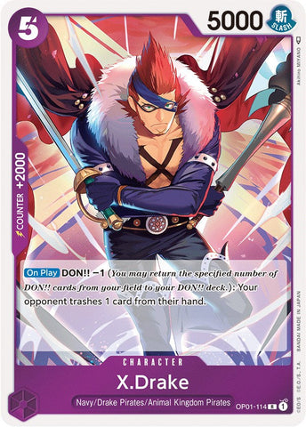X.Drake (114) - OP01-114