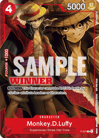 Monkey.D.Luffy - P-007 (Winner Pack Vol. 1) - P-007