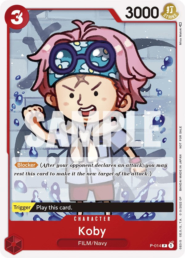 Koby (One Piece Film Red) - P-014 - (One Piece Promotion Cards)