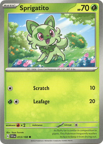 Sprigatito - 013/198 - (SV01: Scarlet & Violet Base Set)
