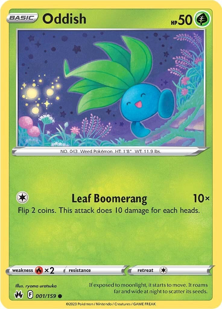 Oddish - 001/159 - (SWSH: Crown Zenith)