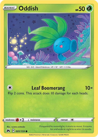 Oddish - 001/159 - (SWSH: Crown Zenith)