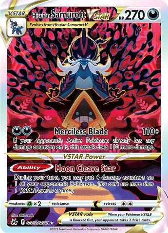 Hisuian Samurott VSTAR - GG52/GG70 - (SWSH: Crown Zenith: Galarian Gallery)