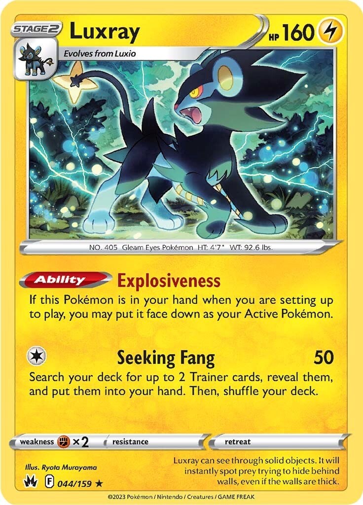 Luxray (44) - 044/159 - (Crown Zenith)