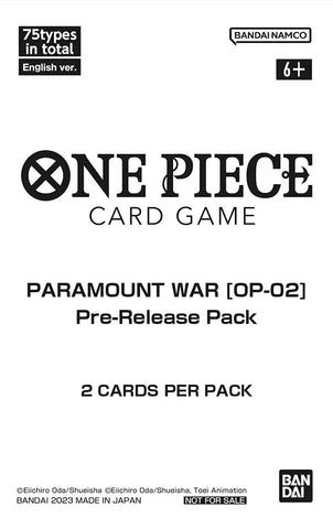 Paramount War - Pre-Release Pack [OP02 PRE]