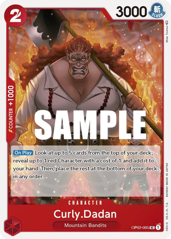 Curly.Dadan - OP02-005 - (Paramount War)