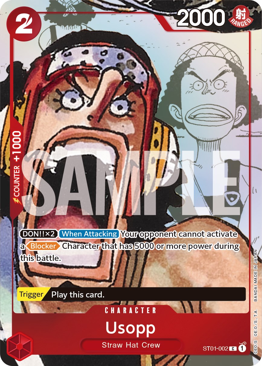 Usopp - ST01-002 (Alternate Art) - ST01-002