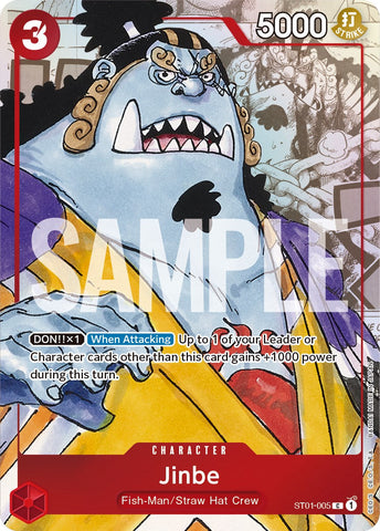 Jinbe - ST01-005 (Alternate Art) - ST01-005