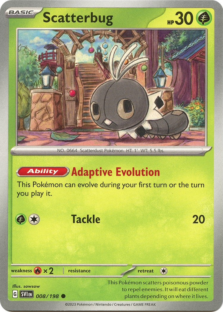 Scatterbug - 008/198 - (SV01: Scarlet & Violet Base Set)