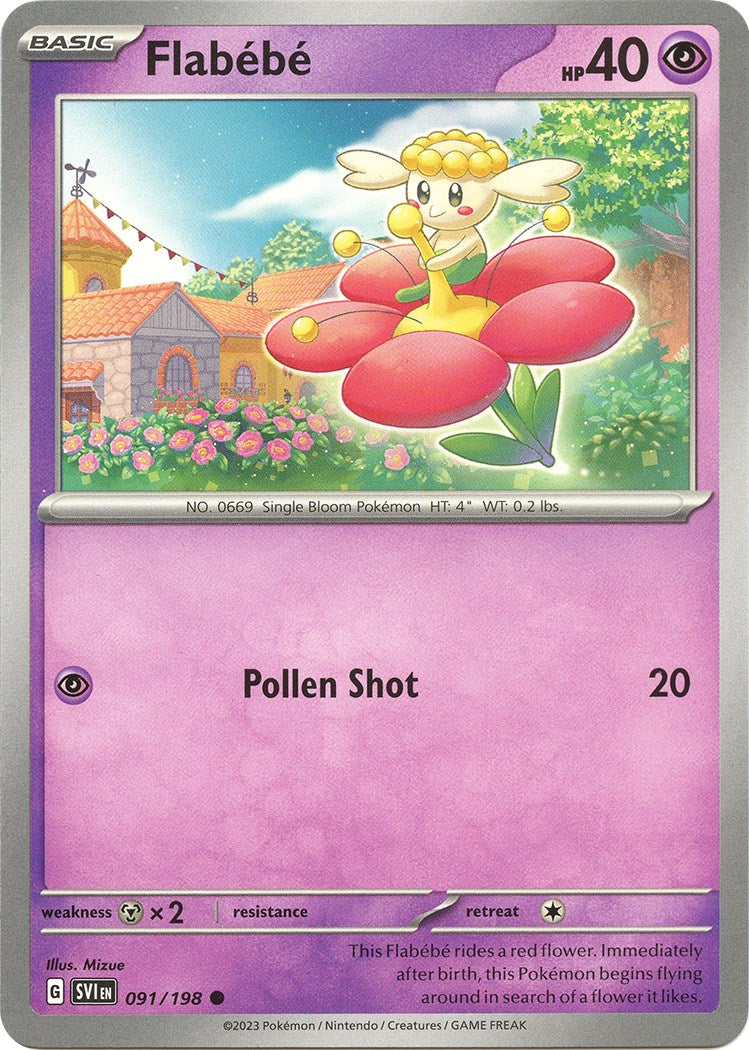 Flabebe - 091/198 - (SV01: Scarlet & Violet Base Set)