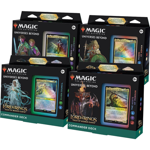 Magic: The Gathering - The Lord of the Rings: Tales of Middle-earth Commander Decks [Set of 4]