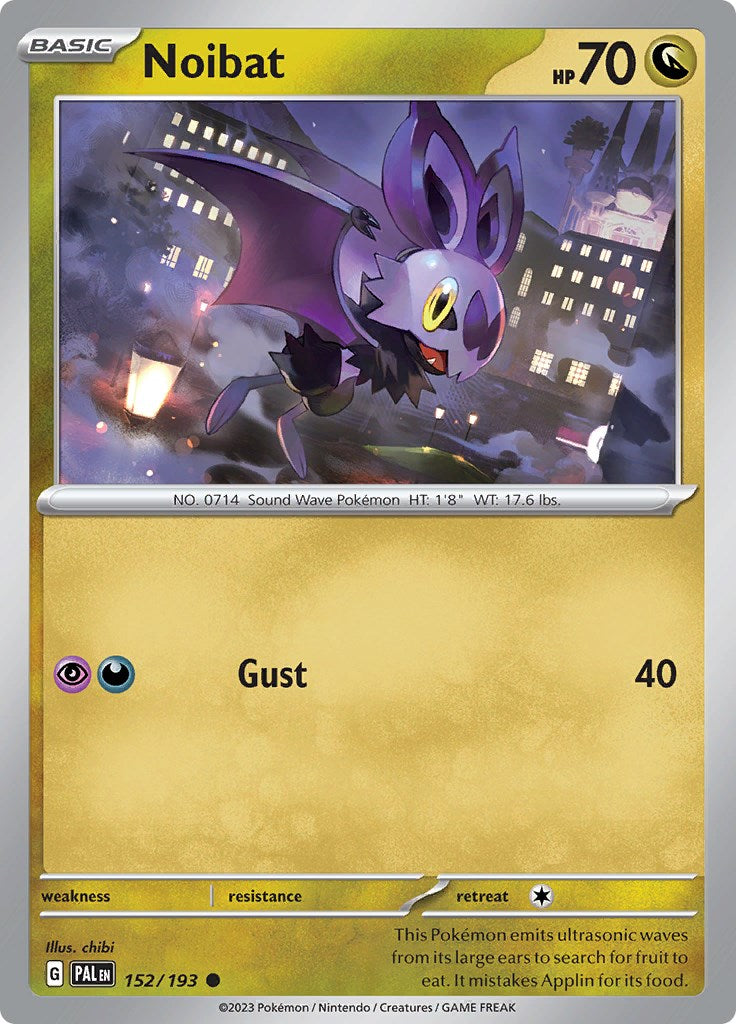 Noibat - 152/193 - (SV02: Paldea Evolved)