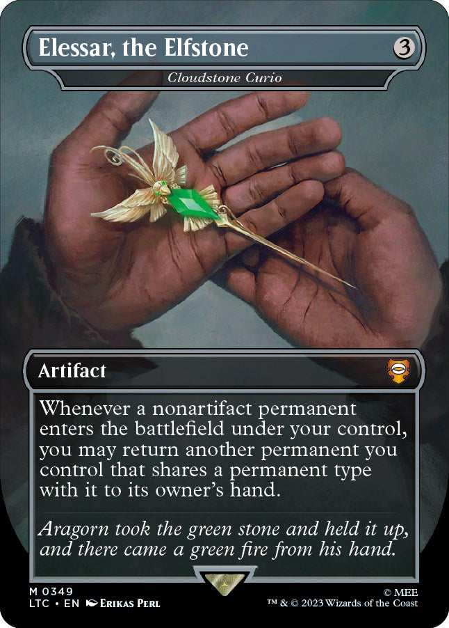 Elessar, the Elfstone - Cloudstone Curio (Borderless)