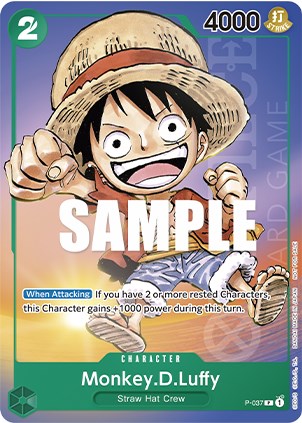 Monkey.D.Luffy (Anime Expo 2023) - P-037 - (One Piece Promotion Cards)
