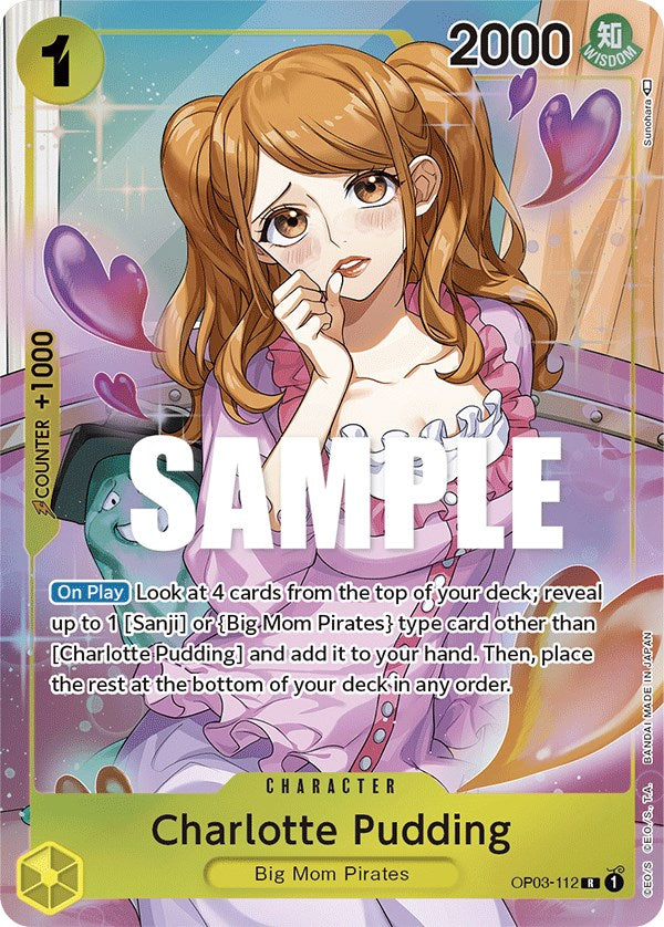Charlotte Pudding (Alternate Art) - OP03-112 - (Pillars of Strength)