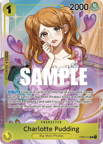 Charlotte Pudding (Alternate Art) - OP03-112 - (Pillars of Strength)
